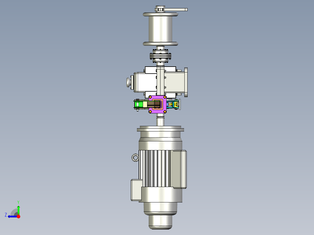 货运绞车--igs右视图