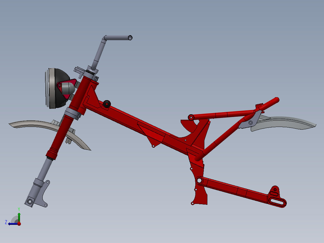 本田 Monkey 125 车架 挡泥板 灯