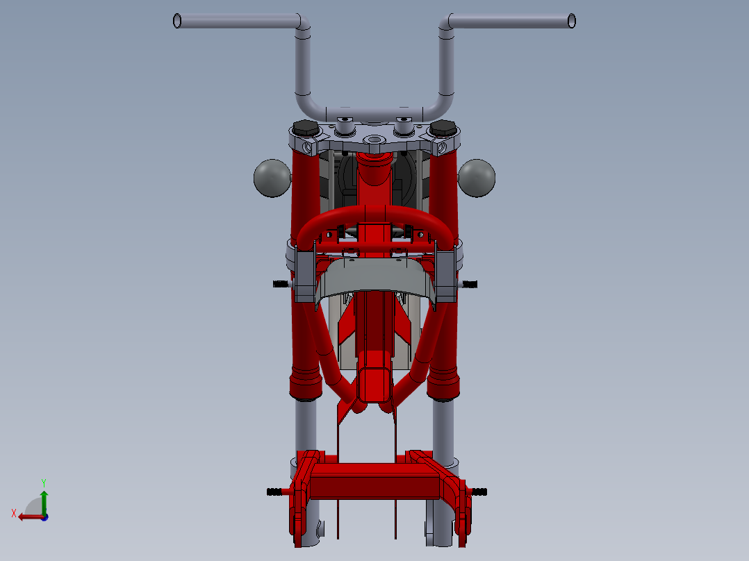 本田 Monkey 125 车架 挡泥板 灯后视图