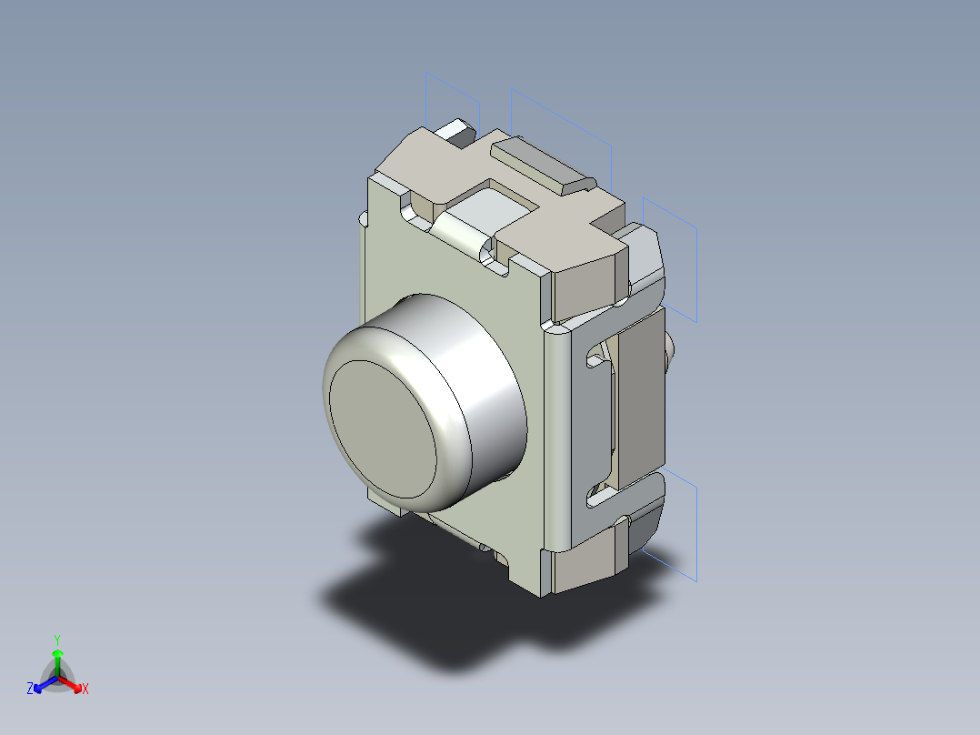 开关继电器保护 SM-PTS820J25KP正等轴测图
