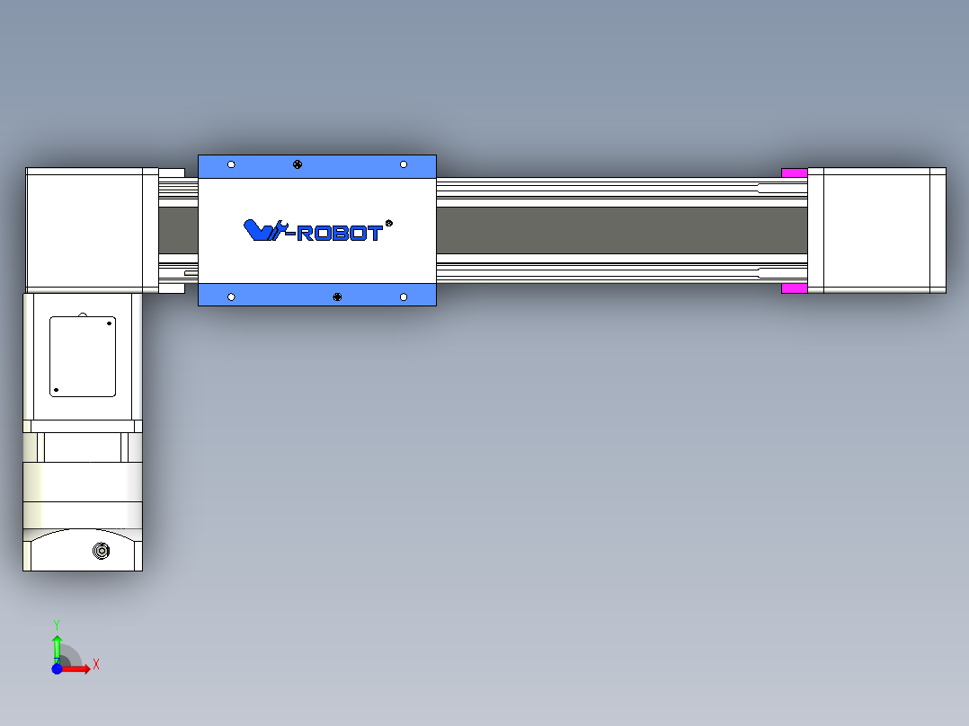 威洛博LB.GB同步带传动--欧规系列GB8-L192-S250-BL-P75-K前视图