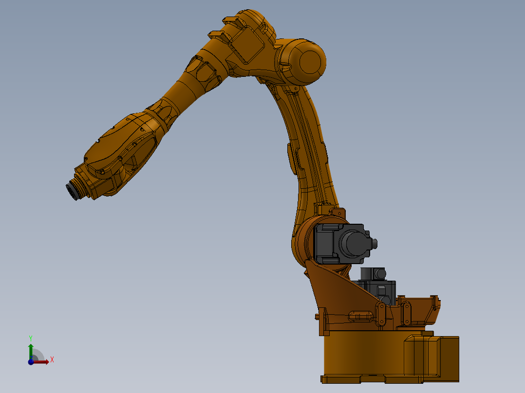 6自由度机械臂前视图