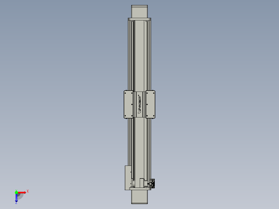 威洛博直线电机模组EB20-L224-S1150-BR-ZP75-MS3-5K俯视图