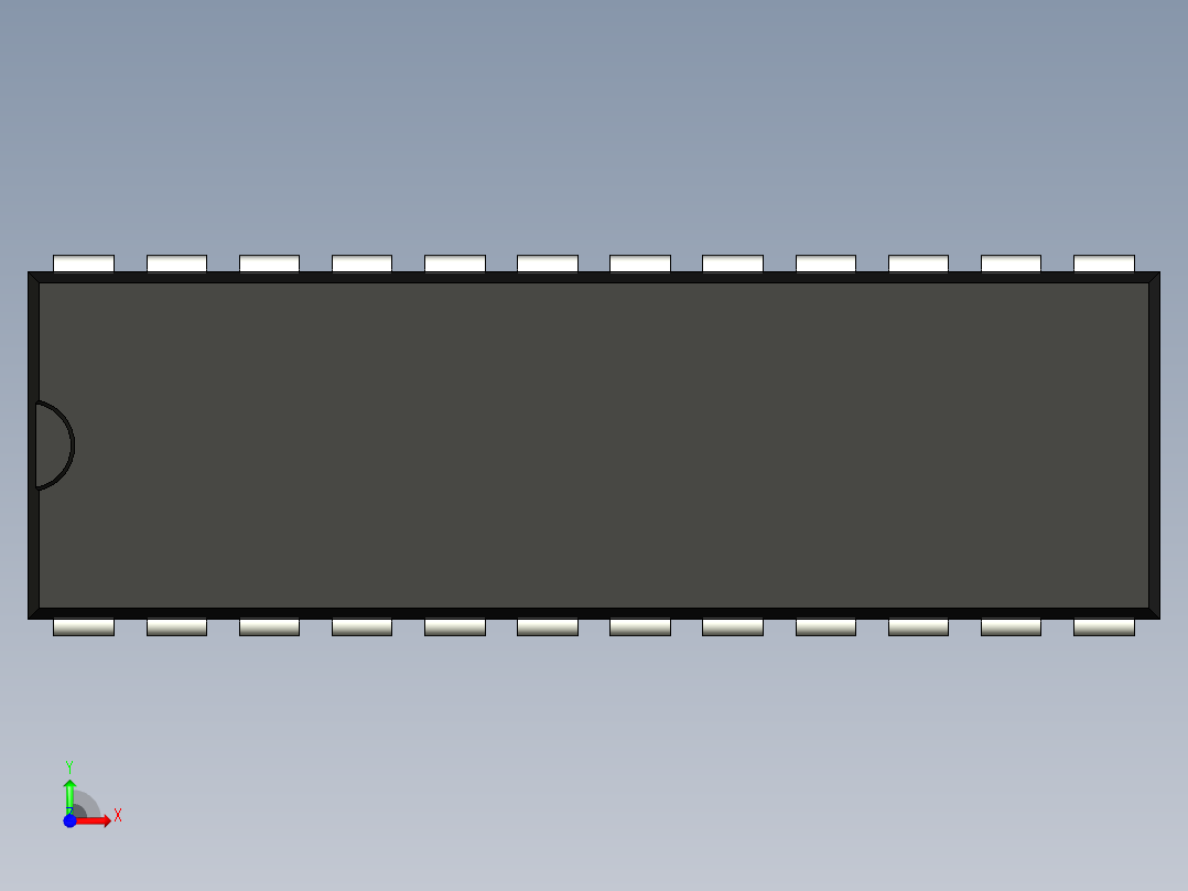 集成电路封装-MS-010AB前视图