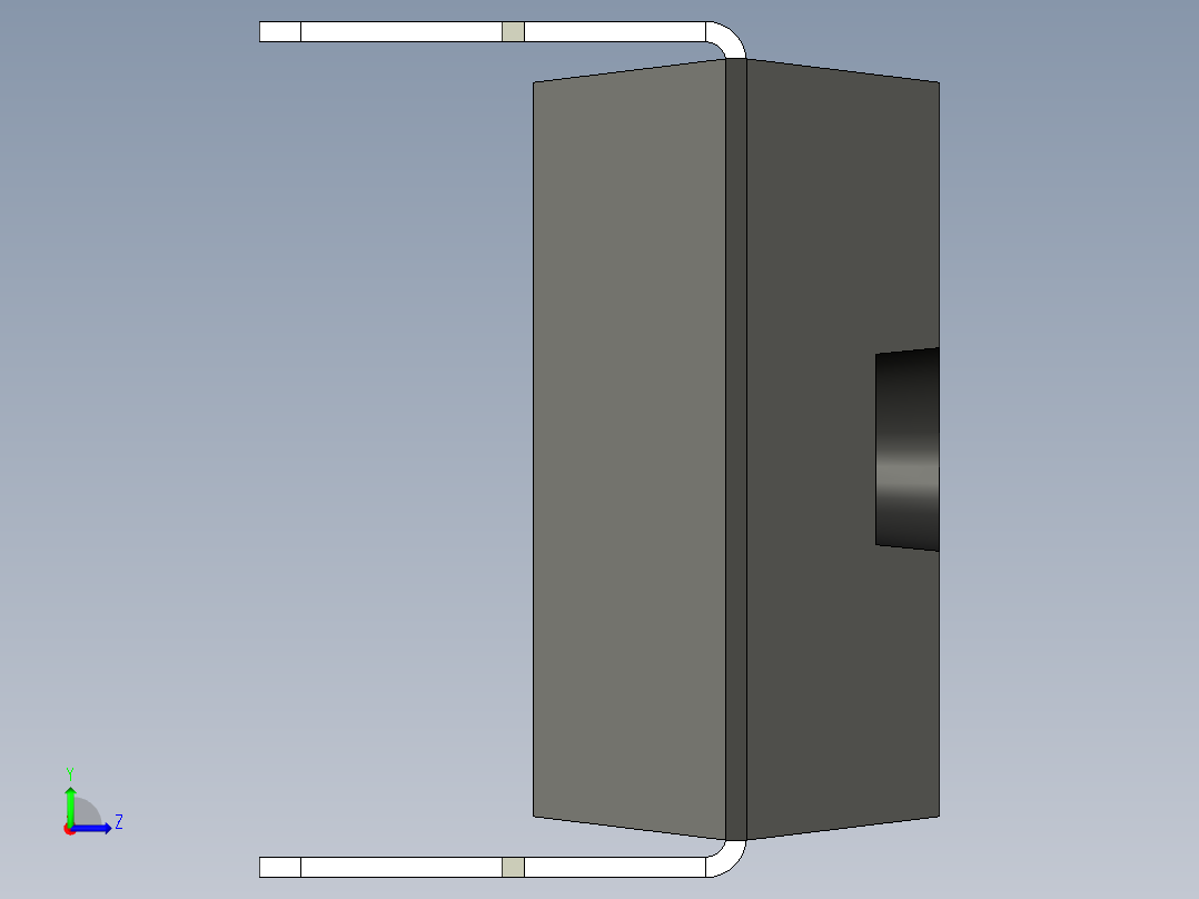 集成电路封装-MS-010AB左视图
