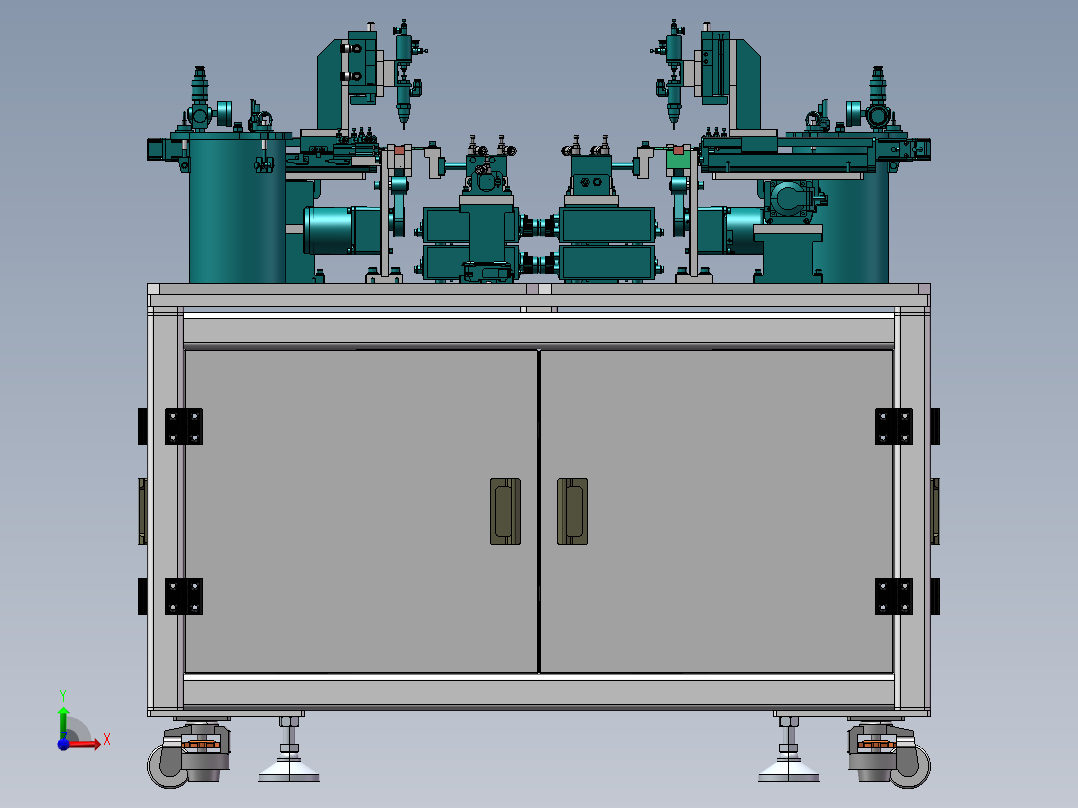 双工位点胶设备sw18前视图