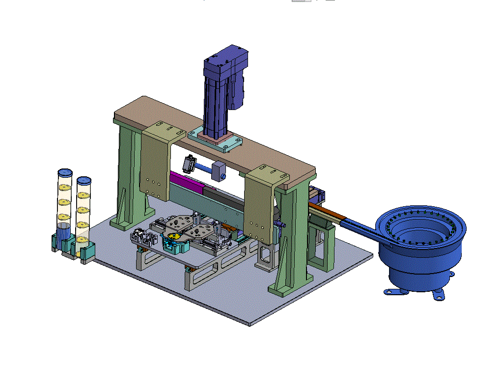 旋片泵支架送拨块自动组装设备sw20可编辑
