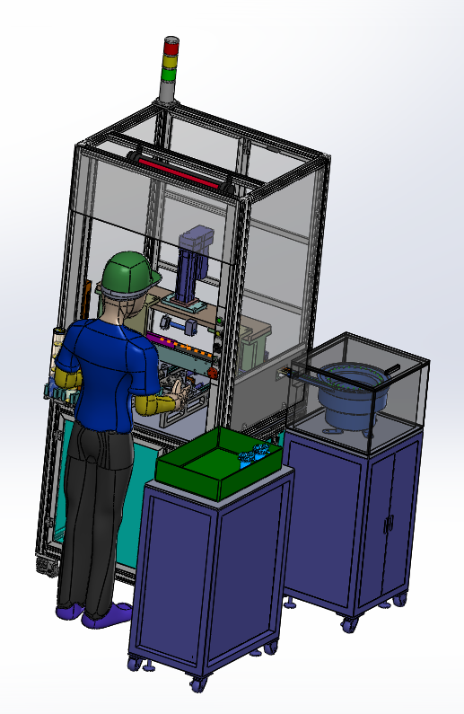 旋片泵支架送拨块自动组装设备sw20可编辑