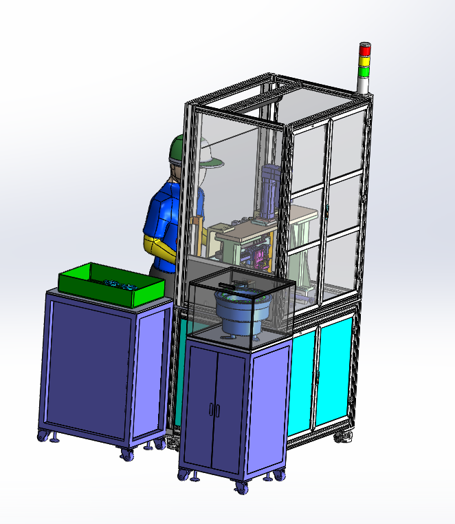 旋片泵支架送拨块自动组装设备sw20可编辑