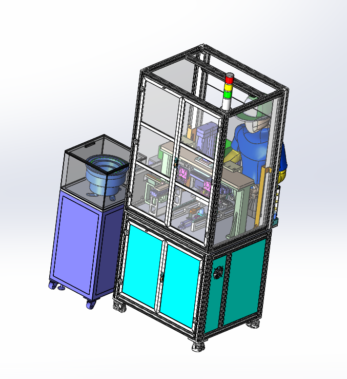 旋片泵支架送拨块自动组装设备sw20可编辑