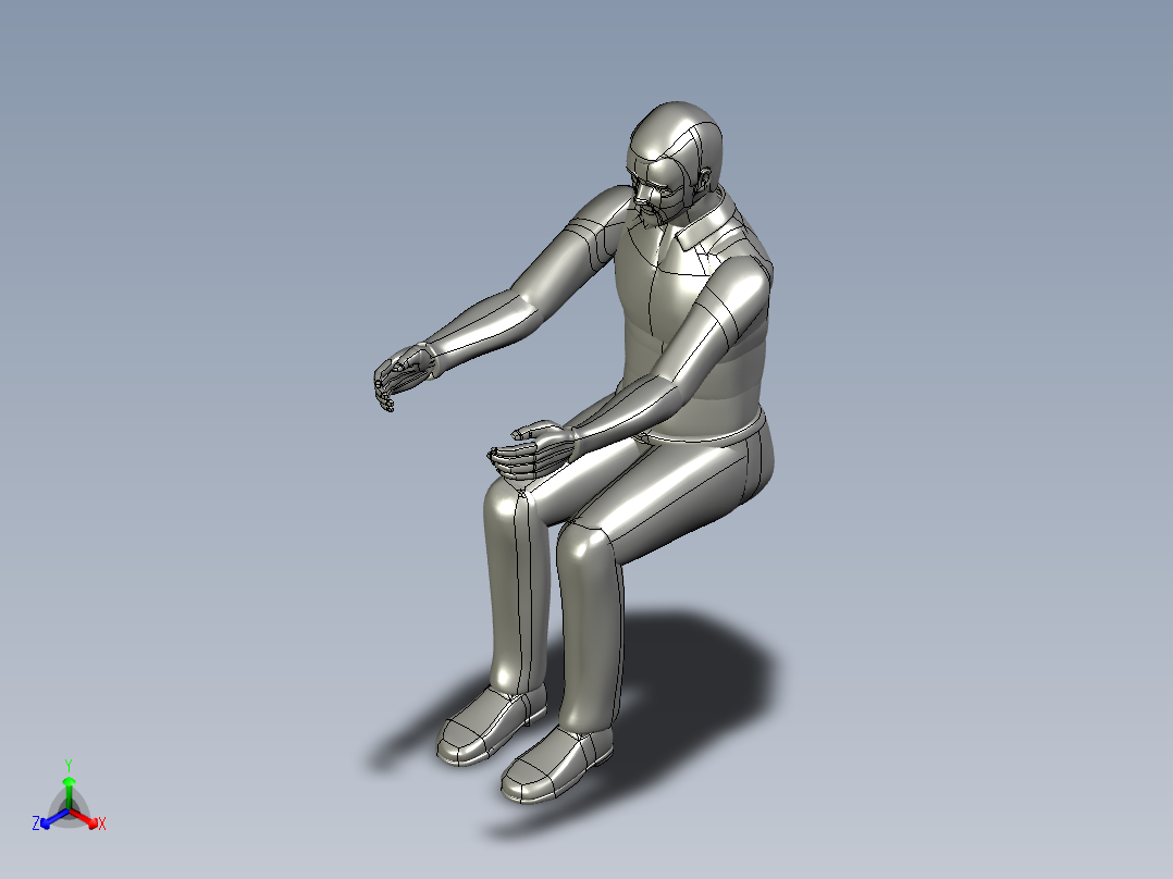人机工程<span style='color: red'>人体</span>图纸模型<span style='color: red'>标准</span>工作姿势STP三维通用