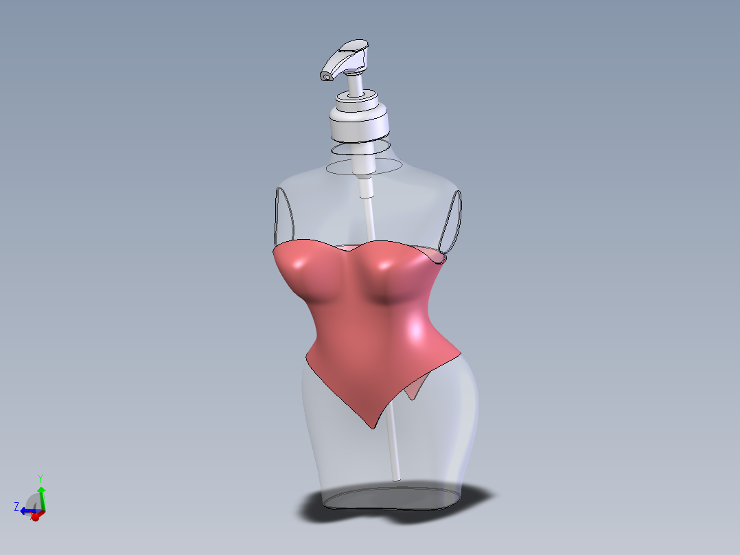 女人<span style='color: red'>香水瓶</span>