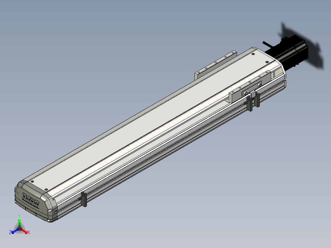 Toyo东佑达直线模组-ETH14-600-BC-400W-C4反正等轴测图