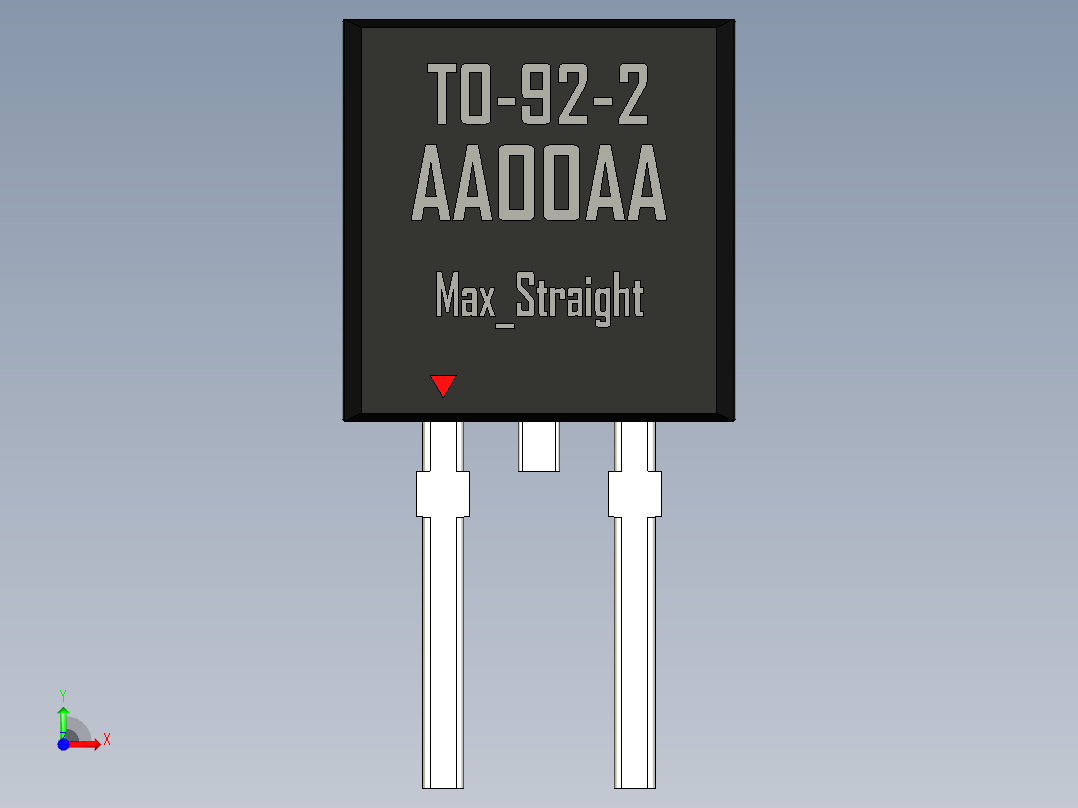 TO-92-2_Max_Straight_rev1.0.rar前视图
