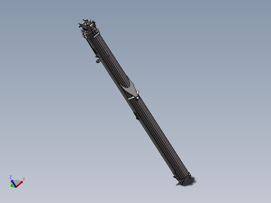 内置双油缸伸缩臂200