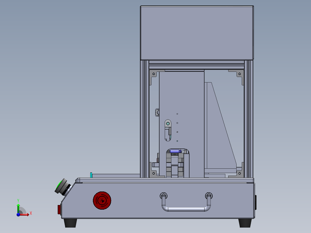 电器元件剪脚机前视图