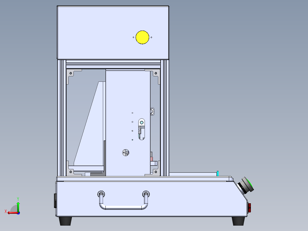 电器元件剪脚机后视图