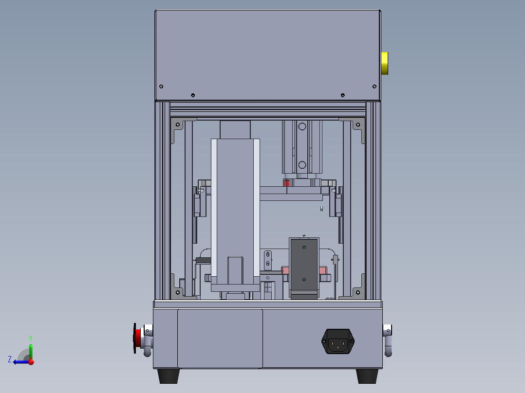 电器元件剪脚机右视图