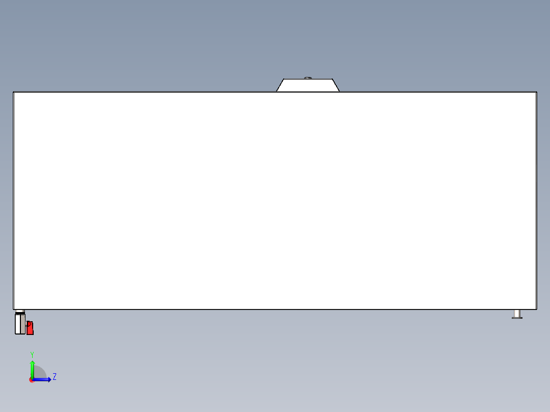 引擎盖总成左视图