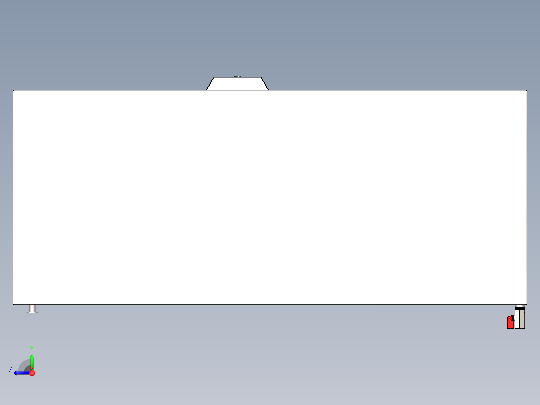 引擎盖总成右视图
