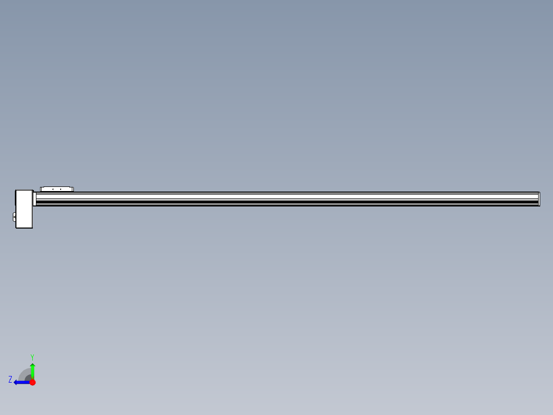 同步带全封闭直线模组TPA-HCB-105D-90-L1750-RP-C-P20-N3右视图