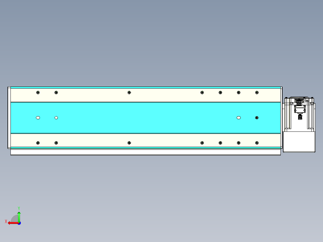 威洛博VBC同步带传动一无尘环境VBC17-L45-S450-BLD-ZP75-C3后视图