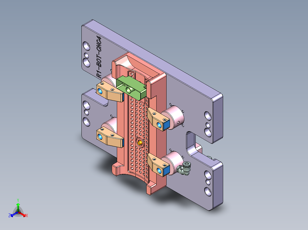R1-BOT-CNC4-0808正等轴测图