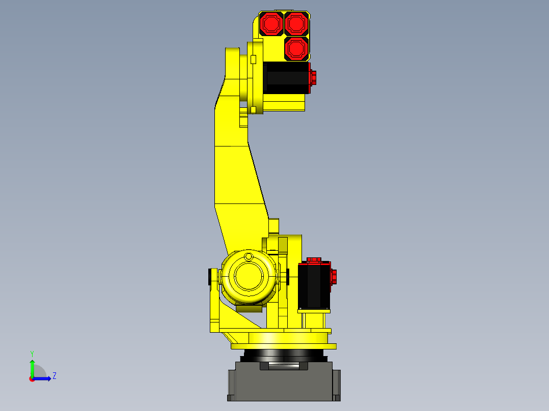发那科fanuc r2000ia 165f左视图