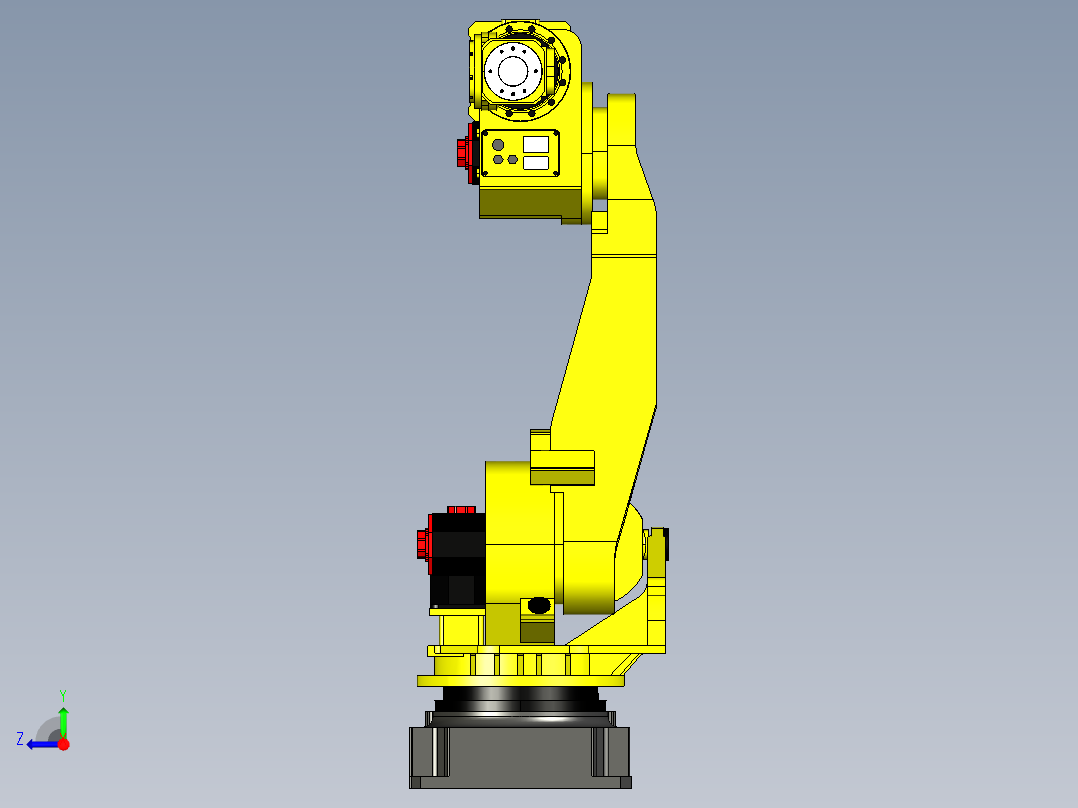 发那科fanuc r2000ia 165f右视图