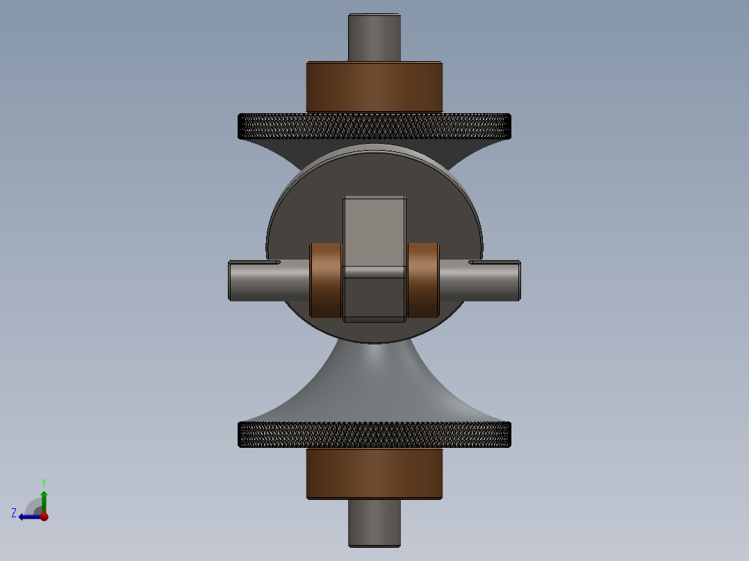 CVT 3无级变速结构3D图纸 多种格式右视图