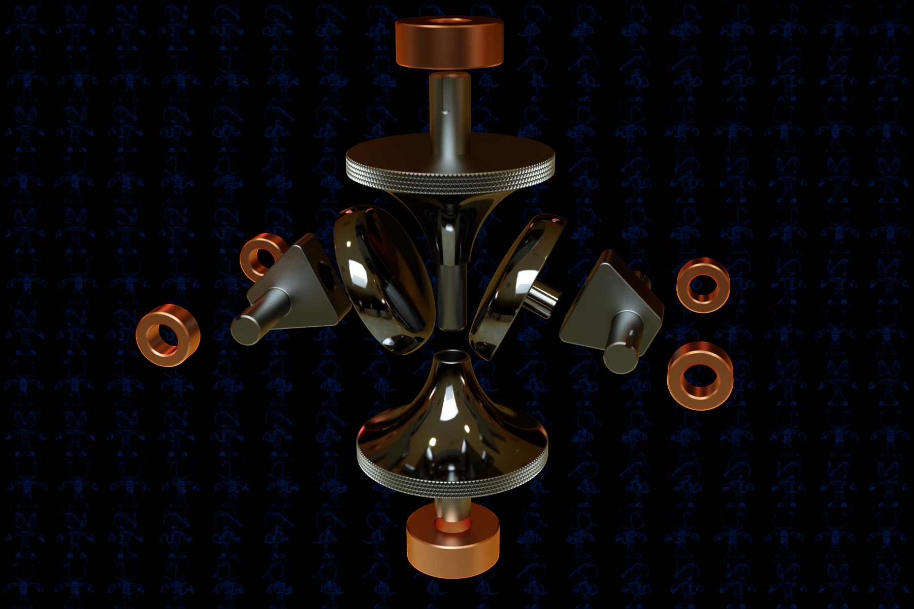 CVT 3无级变速结构3D图纸 多种格式