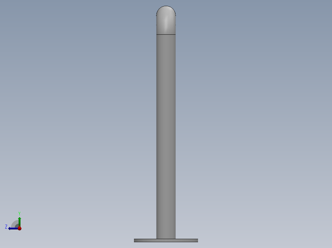 防护栏设计右视图