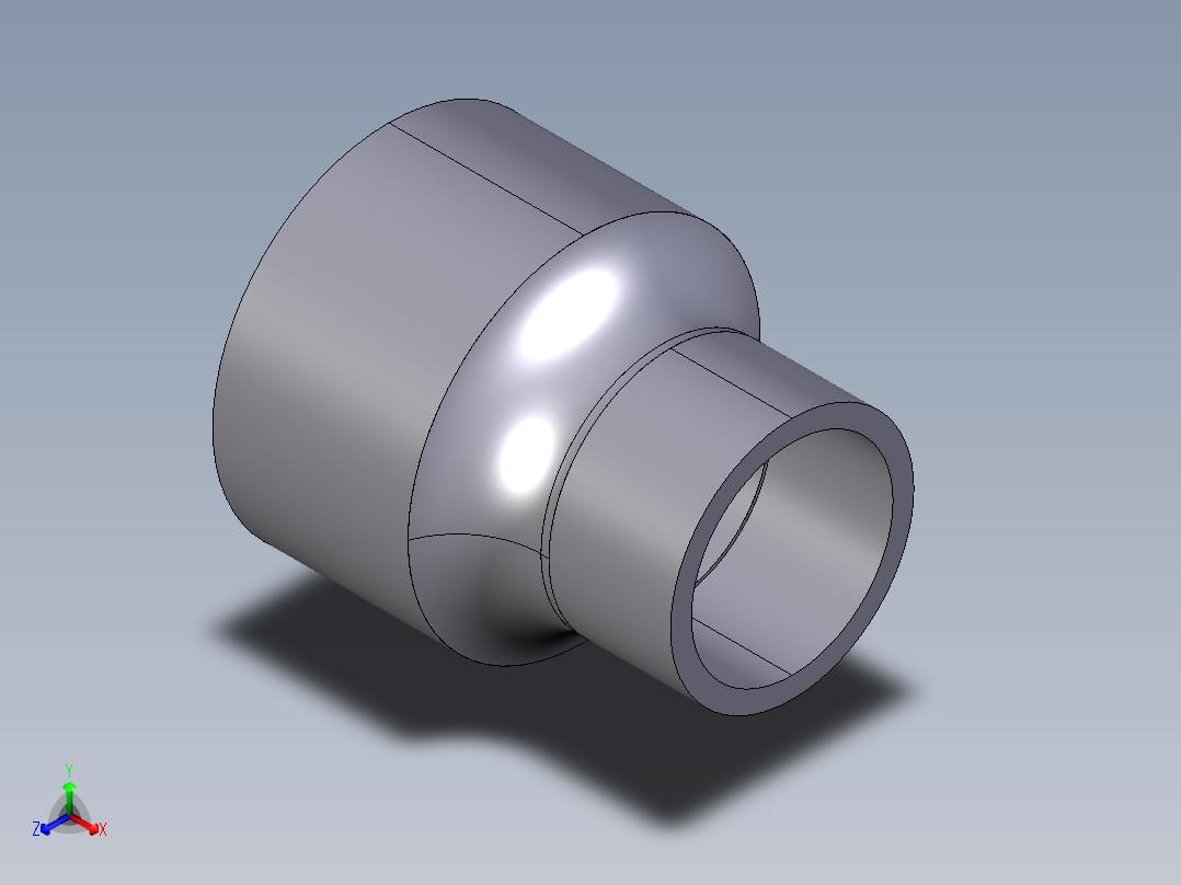 20RIV (B) 减速机：溶剂焊接插口（D）或溶剂焊接插座（D2）、溶剂（D1、D3降低焊接插座）正等轴测图