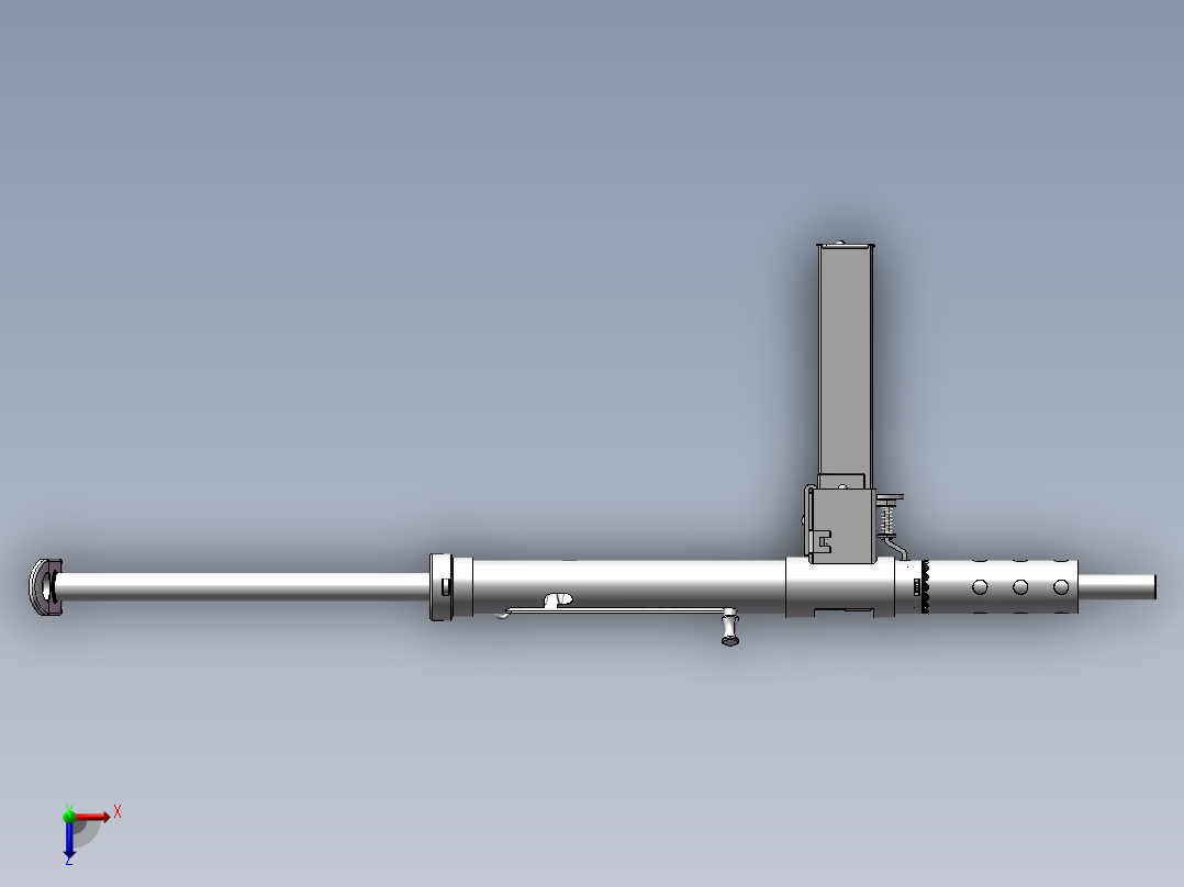 Sten Mk 2 英式冲锋俯视图