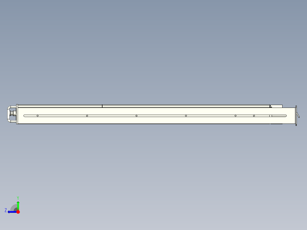 Rittal-1U工控机消防用-7338.121右视图