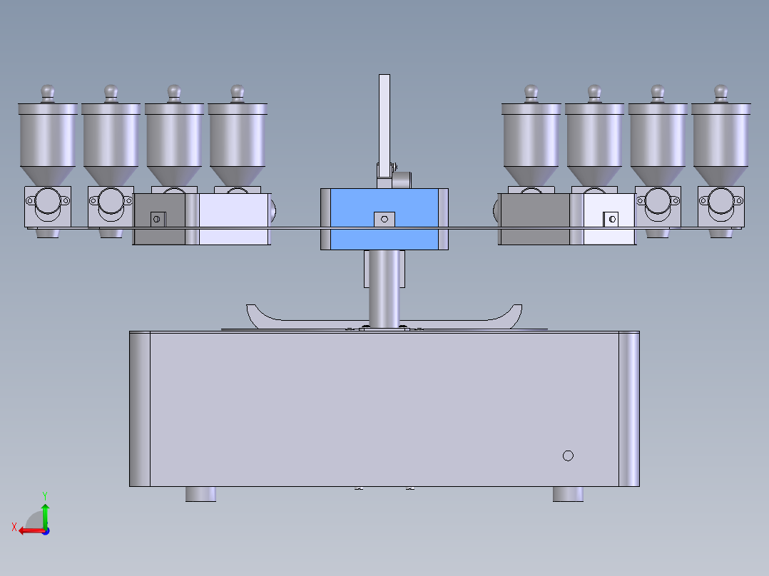家庭自动炒菜机设计含SW三维及8张CAD图后视图