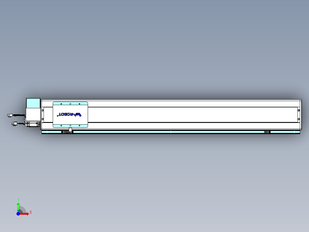 威洛博VBC同步带传动一无尘环境VBC14-L45-S900-BRD-ZP40-C3前视图