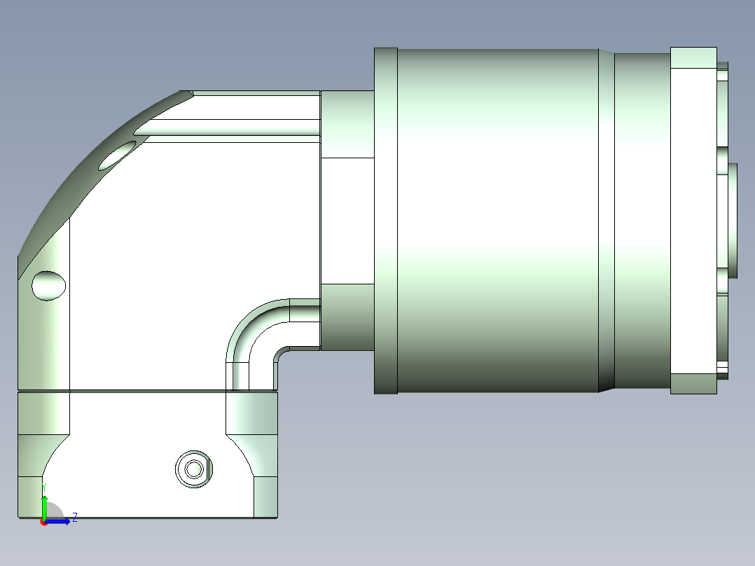 直齿孔ZPLF120-L3 14-73-98.43-M6.stp左视图