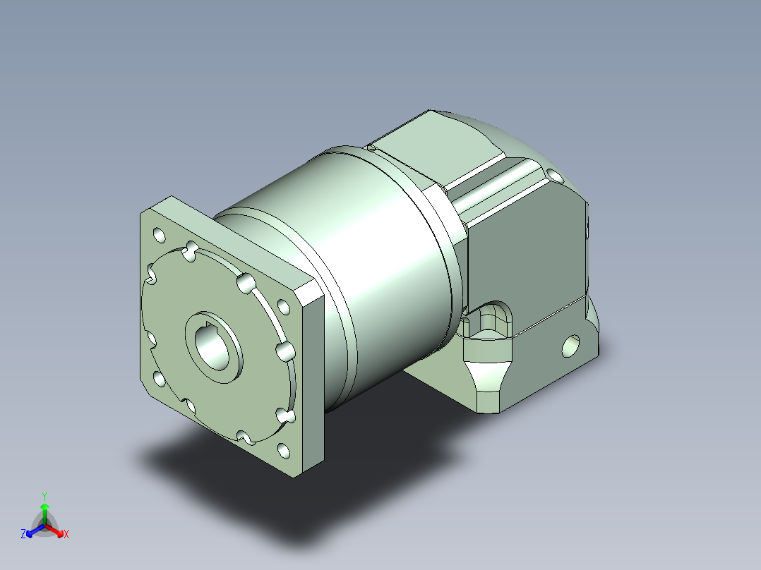 直齿孔ZPLF120-L3 14-73-98.43-M6.stp正等轴测图