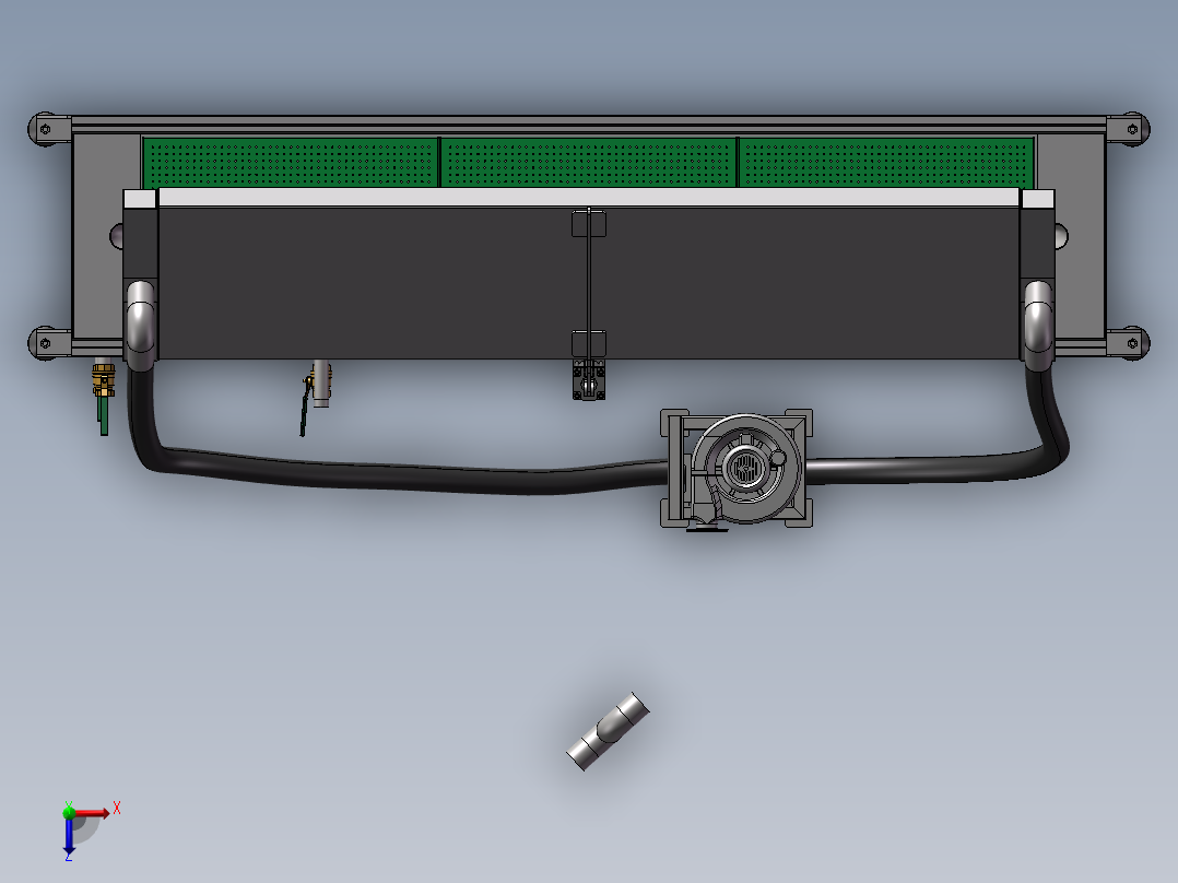 蒸汽加热设备俯视图