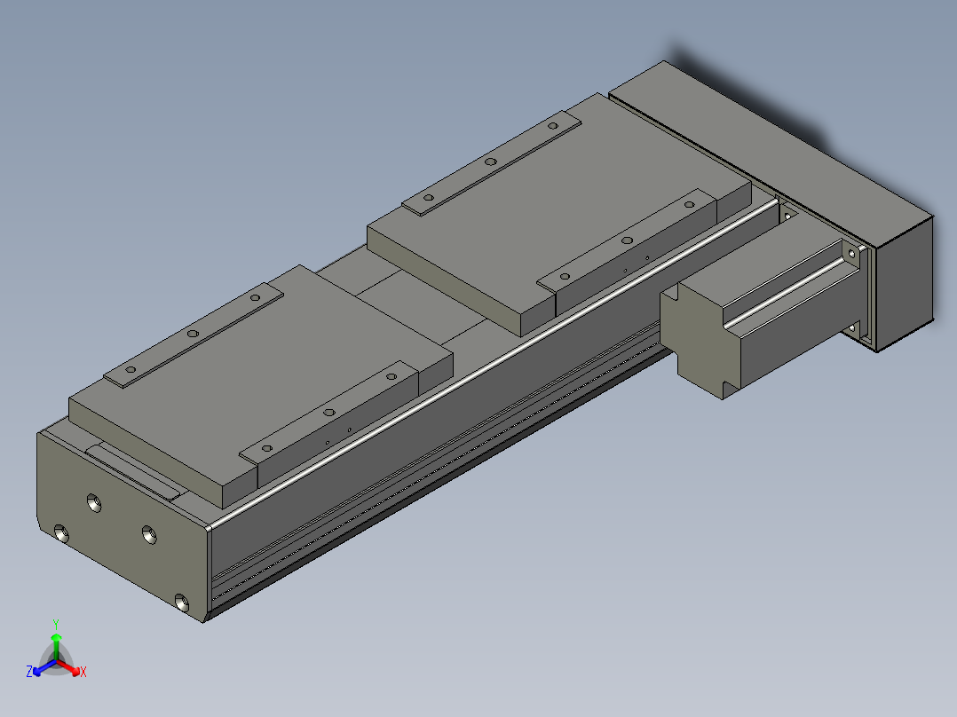 直线模组LHC17-S250-R设计图纸