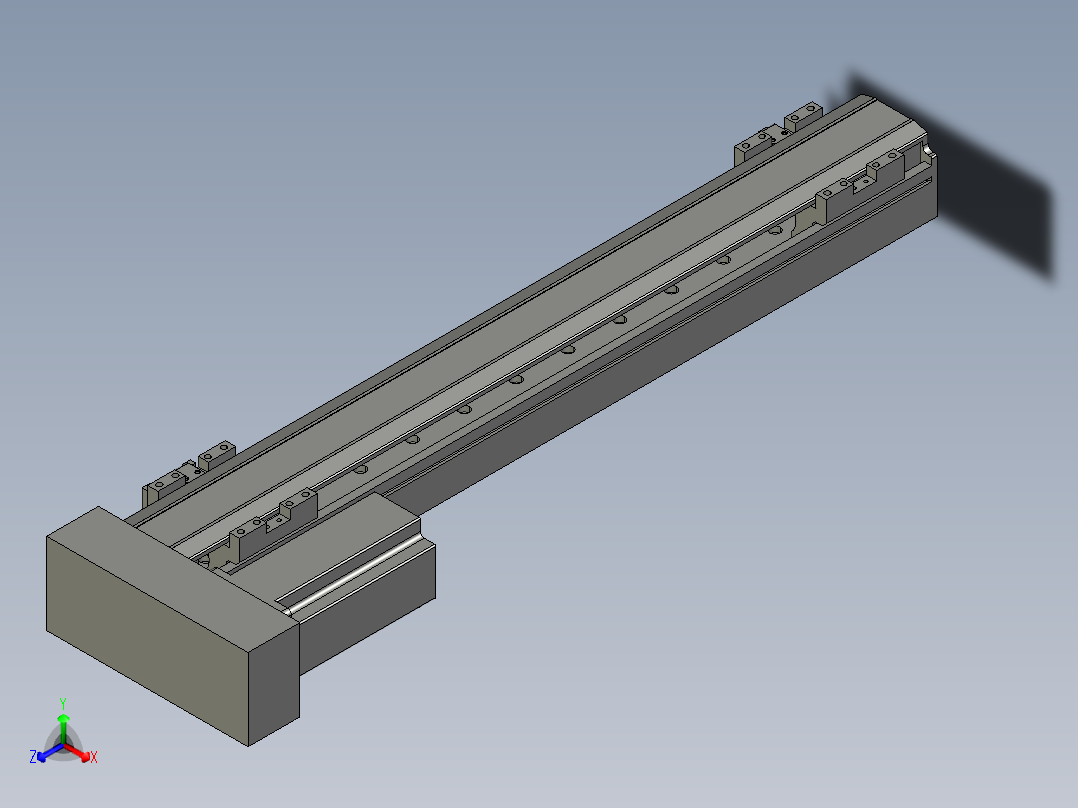 直线模组LHA6-S450-L-200W(16丝杆)设计图纸
