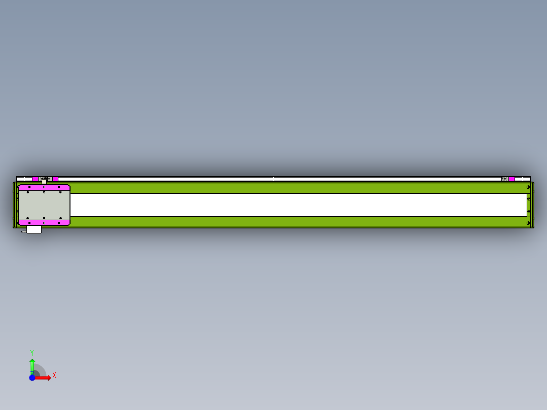 威洛博LC系列3d模型模组LC14S1Y-S1400前视图
