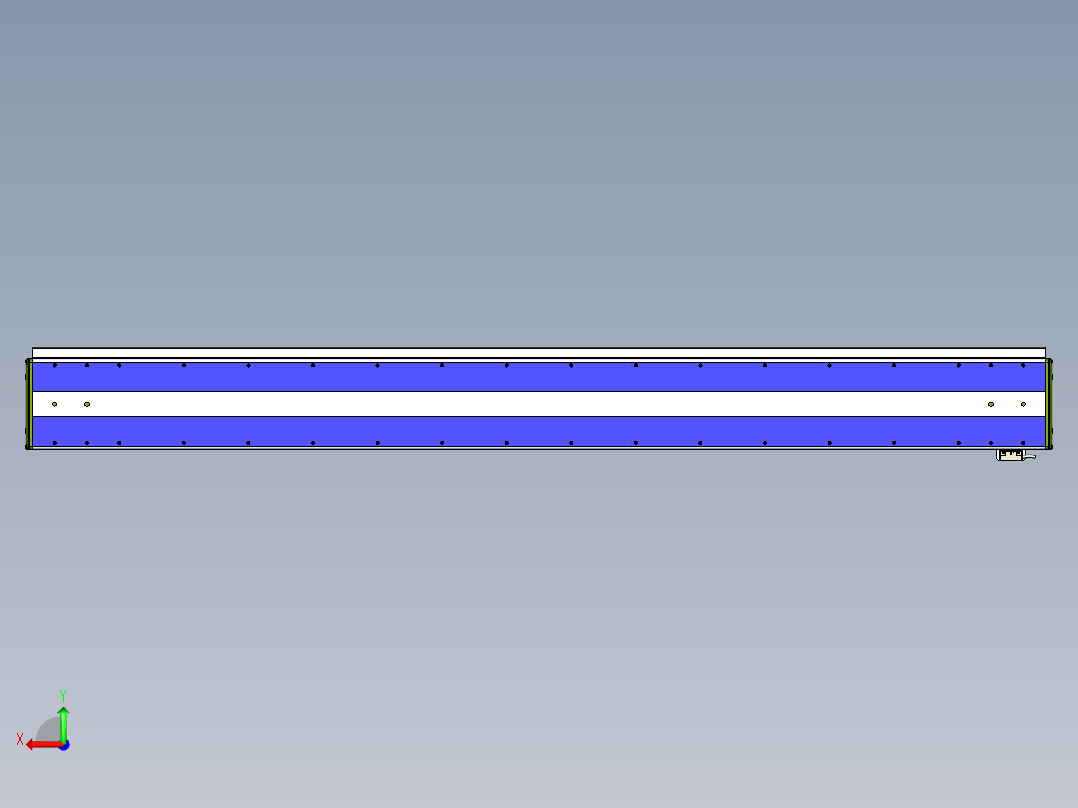 威洛博LC系列3d模型模组LC14S1Y-S1400后视图