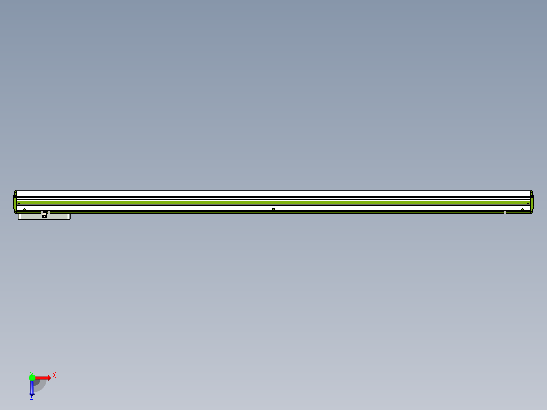 威洛博LC系列3d模型模组LC14S1Y-S1400俯视图