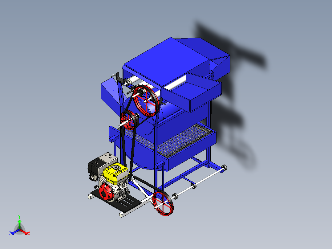 玉米脱粒机和脱粒机-IGES