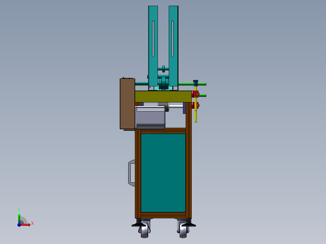 卡片分页机sw21可编辑前视图