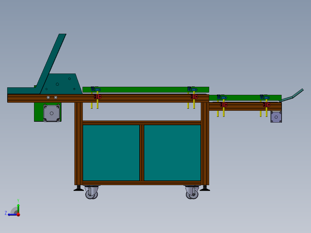 卡片分页机sw21可编辑右视图