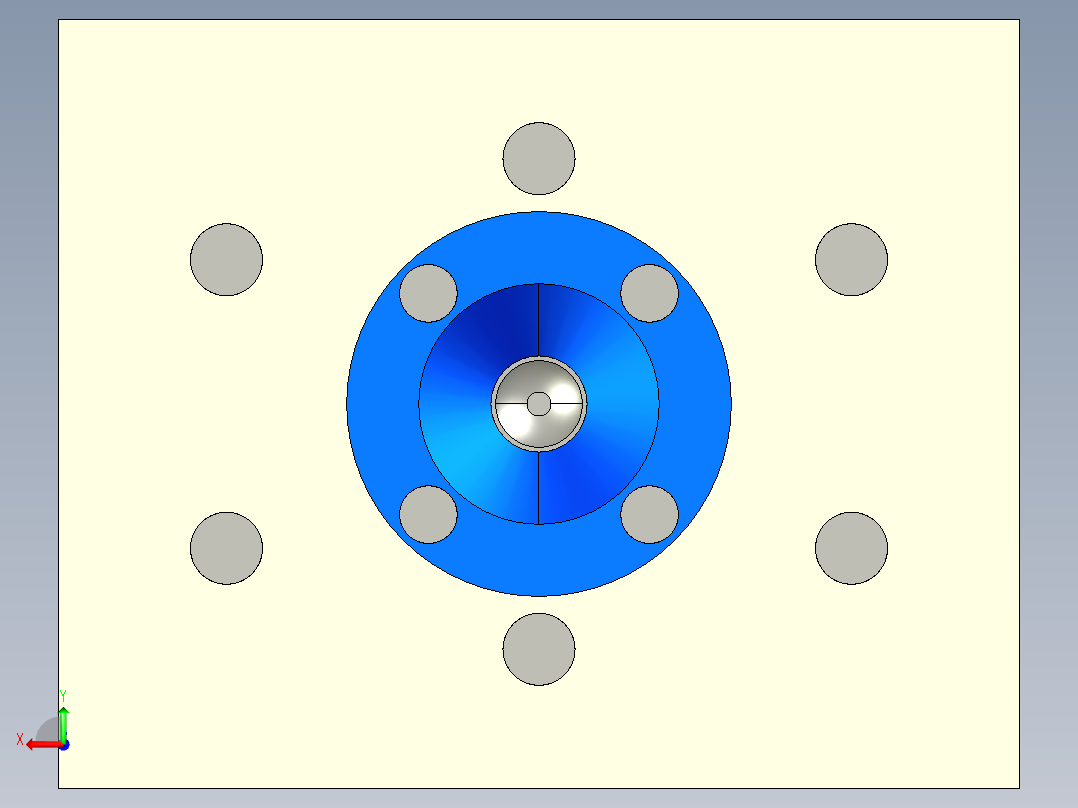 接插件注塑模具后视图