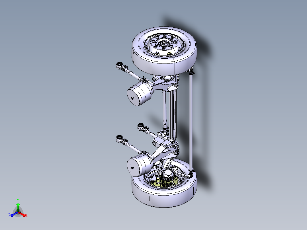 <span style='color: red'>前桥</span>三维模型catia